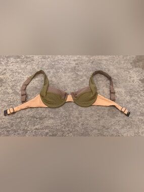 Vetchy Olive & Tan Contour Underwire bikini top